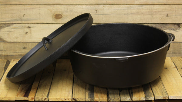 Extra large Cast iron dutch oven by American