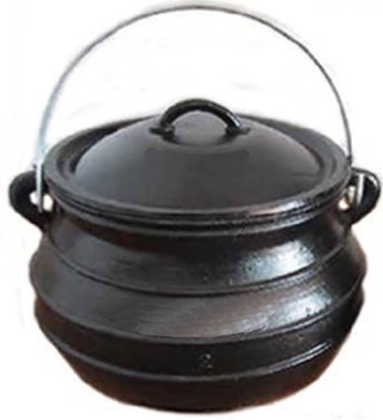Cast Iron Cauldron Flat Bottom Kettles Campfire Cooking Best Pot for Great  Tasting Baked Beans Pot Can Be Used in All Ovens and Stove Tops 