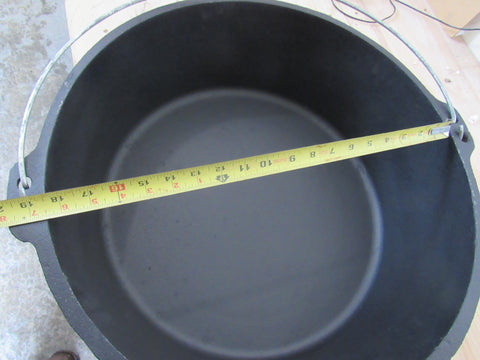 Dutch Oven Super-sized 24 Quarts Pure Cast Iron